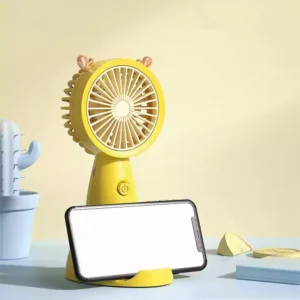 Mini USB El Tipi Küçük Elektrikli Masaüstü Taşınabilir Vantilatör - Görsel 3